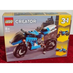 Moto Bleue Superbike LEGO NEUF