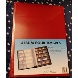 Album pour Timbres (rouge)